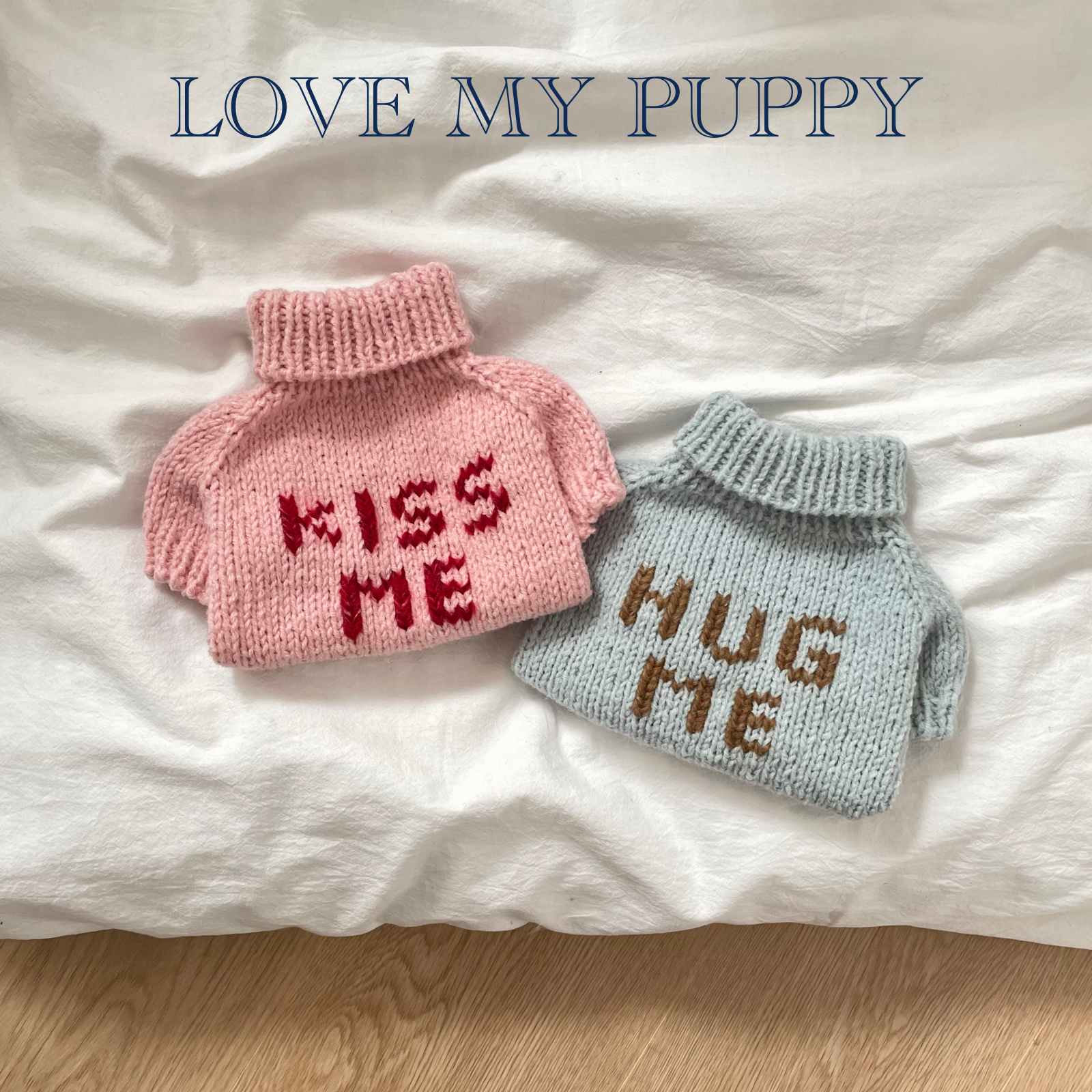'Love My Puppy' Pet Knitwear