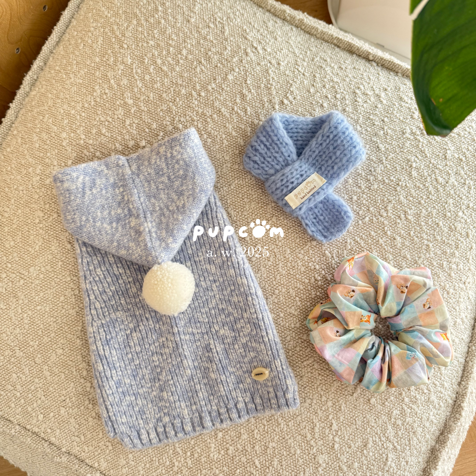 Pupcom Poncho Merino Wool Pet Hoodie