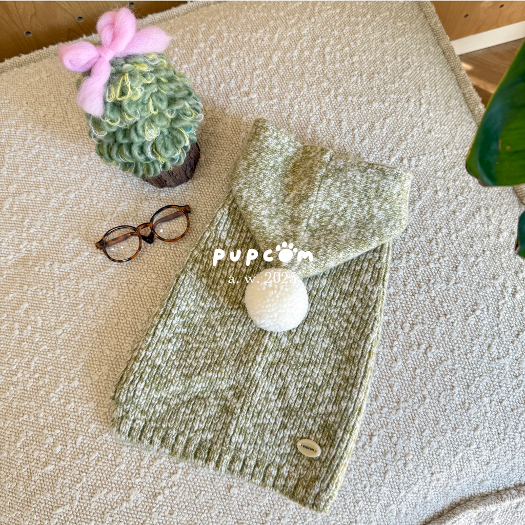 Pupcom Poncho Merino Wool Pet Hoodie