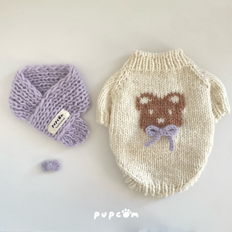 'Oh! Little Bear' Pet Knitwear