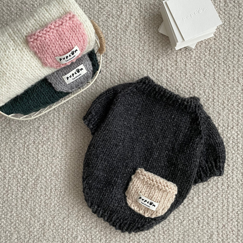 'My Favourite Pocket' Pet Knitwear